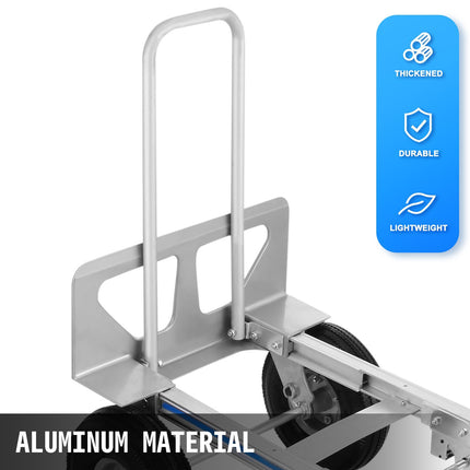 3-In-1 Aluminum Folding Hand Truck, 550 lb Capacity