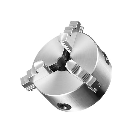 3-Jaw Lathe Chuck 4-Inch, Self-Centering, Reversible Jaws