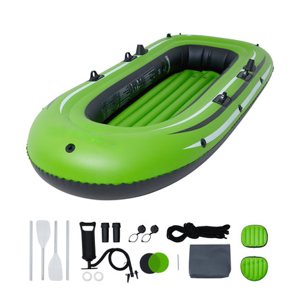 3-Person Inflatable Fishing Boat, PVC, 750 lb Capacity