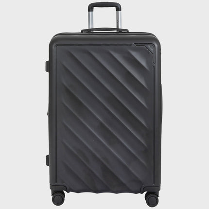 3-Piece Black Luggage Set – Cabin, Medium, Large