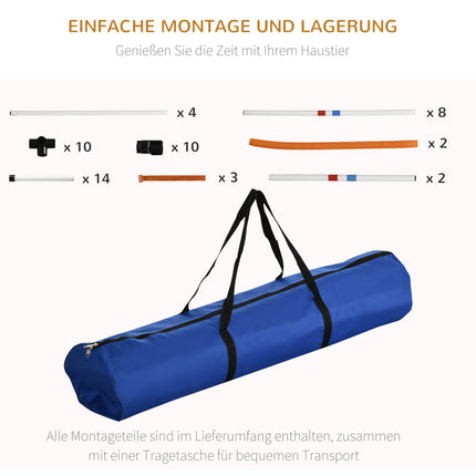 Dog Agility Training Set, 3-piece, easy to carry