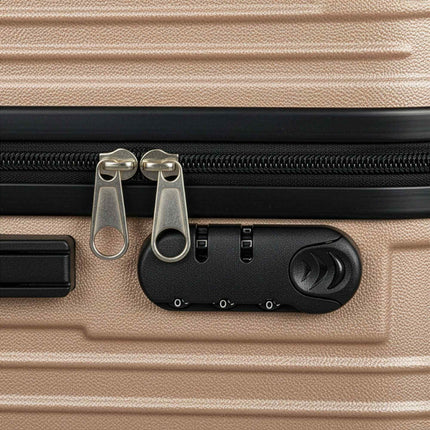 3-Piece Hard-Shell Luggage Set with Spinner Wheels