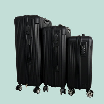3-Piece Hard-Shell Luggage Set with Spinner Wheels