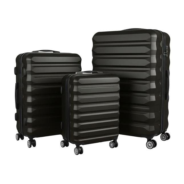 3-Piece Hard-Shell Luggage Set with Wheels