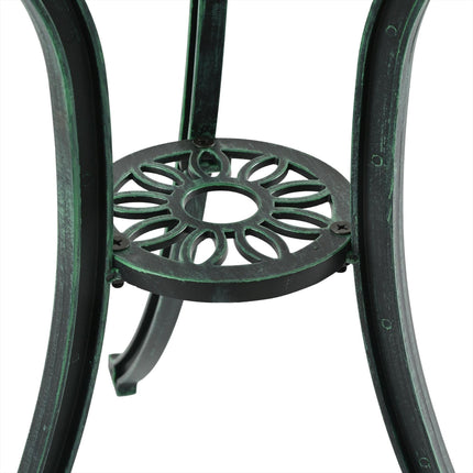 3-Piece Metal Bistro Set – Table & Chairs
