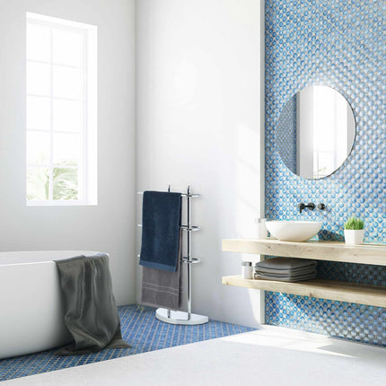 3-Tier Chromed Towel Holder