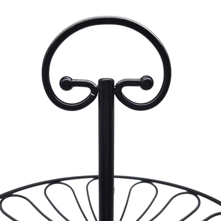 3-Tier Fruit Bowl, Round Wire Stand for Fresh Produce