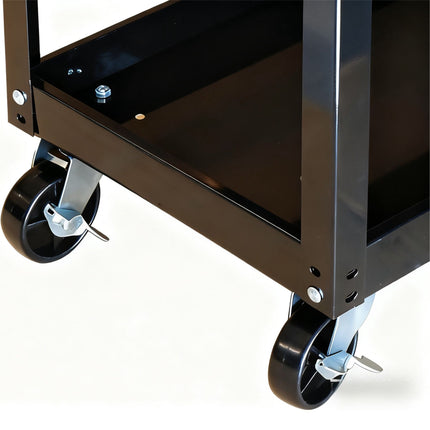3-Tier Workshop Trolley with Swivel Castors