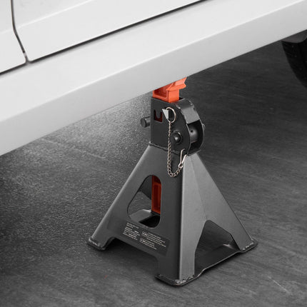 3 Ton Jack Stands, 1 Pair, Adjustable Height, Double Lock