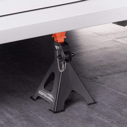 3-Ton Jack Stands, Pair, Double Lock, 10.8–16.3 in