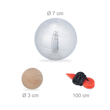 3 boules balls in a set