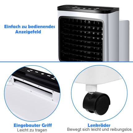 3-in-1 Air Cooler with 8L Tank, Remote, 7.5H Timer