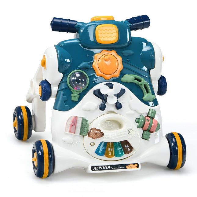 3-in-1 babywalker met lichtjes, muziek en activiteitenbord