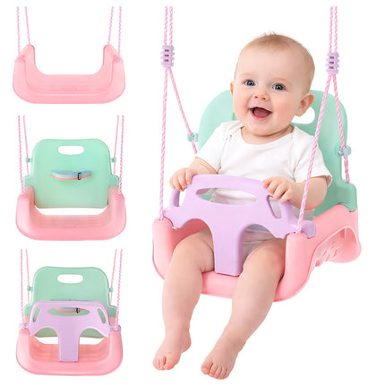 3-in-1 Children's Swing, Adjustable Ropes, 30kg Max Load
