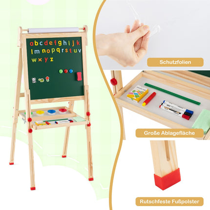 3-in-1 Kids Art Easel – Magnetic, Adjustable, Foldable