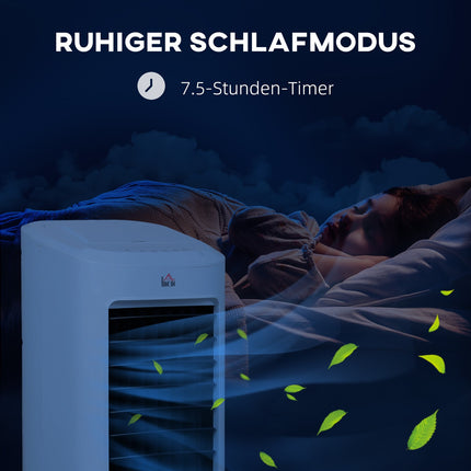 Mobile air conditioner and humidifier, 7L, remote control, 3 speeds