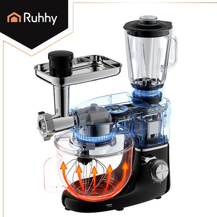 3-in-1 Planetary Mixer with 6.2L Bowl & Blender