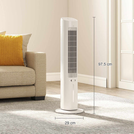 3-in-1 Portable Air Cooler, 3L Tank, 3 Speeds, White