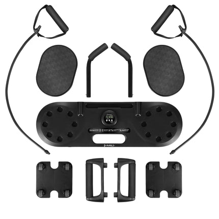 3-in-1 Workout Board with Push-Up Handles & Resistance Bands
