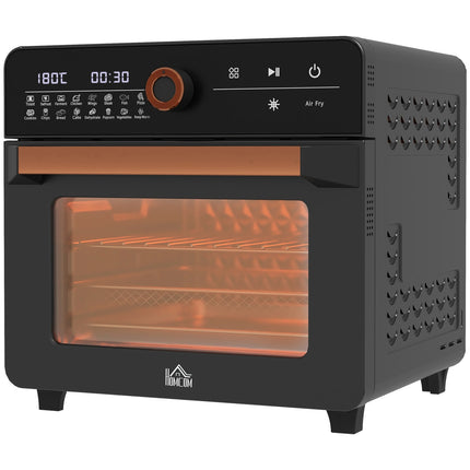 3-in-1 mini convection oven with timer, 20L capacity