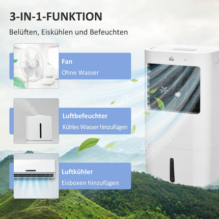 Mobile air conditioner – 15L, 60° oscillation, remote control