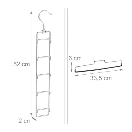 3 pcs. Multi-hangers for trousers