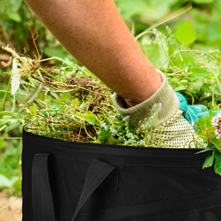 3 pcs. garden bags 160-liter black