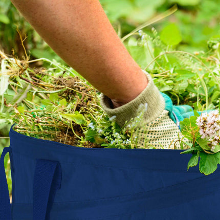 3 pcs. garden bags 85-liter blue