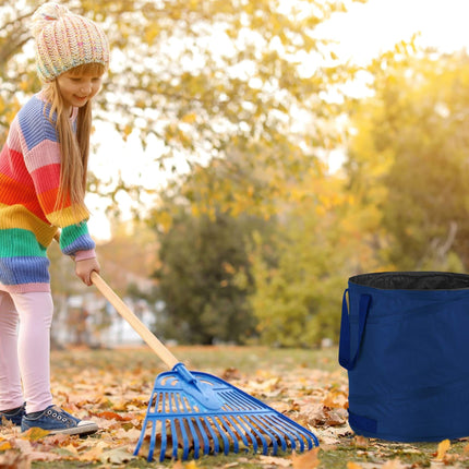 3 pcs. garden bags 85-liter blue