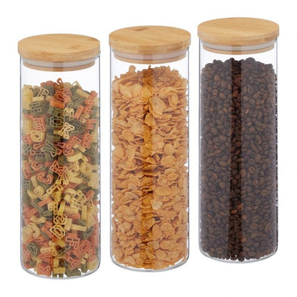 3 pcs. storage jars 1800 ml
