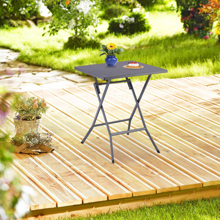 3-piece balcony furniture set in wooden look