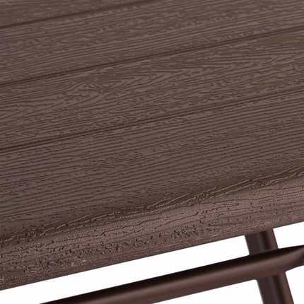 3-piece balcony furniture set in wooden look