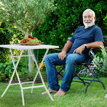 3-piece balcony furniture set in wooden look