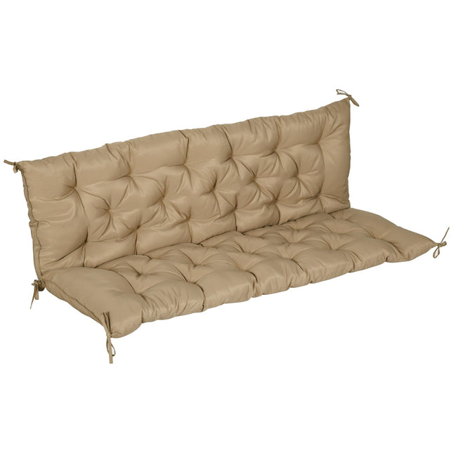Poduszka na ławkę 3-osobową 150x98x8 cm poduszka na ławkę z paskami, poduszka na siedzisko, poduszka na krzesło zewnętrzne/wewnętrzne, poduszka na siedzisko, poduszka na siedzisko, poduszka na ławkę do mebli ogrodowych, huśtawka na werandę, kh