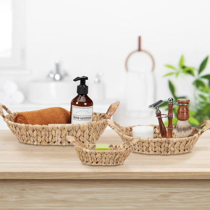 3x storage baskets for water hyacinth
