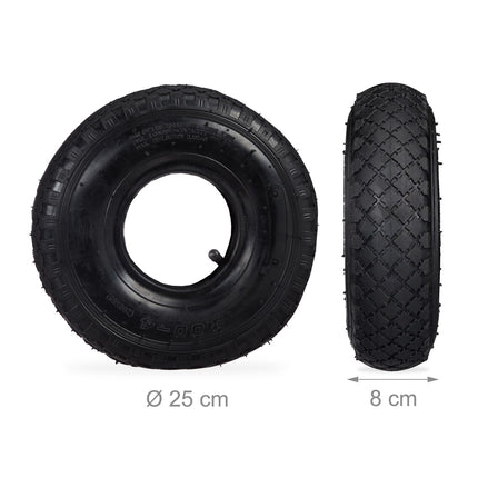 3x truck tires 3.00-4 with inner tube