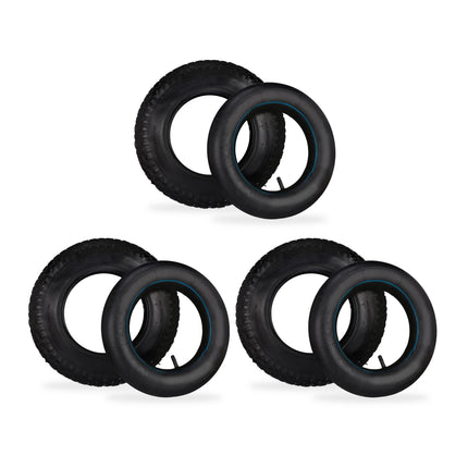 3x truck tires 3.50-8 with inner tube