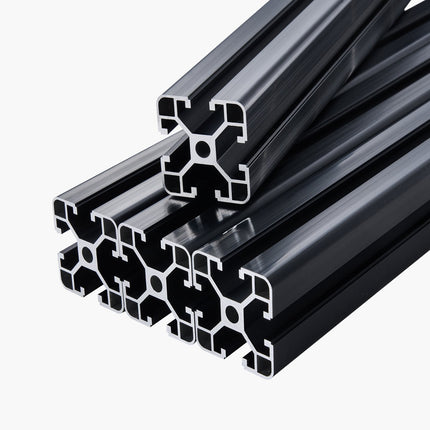 4040 T-Slot Aluminum Extrusion, 1000mm, 4-Pack, Black