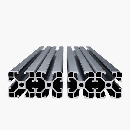 4040 T-Slot Aluminum Extrusion, 1000mm, 4-Pack, Black