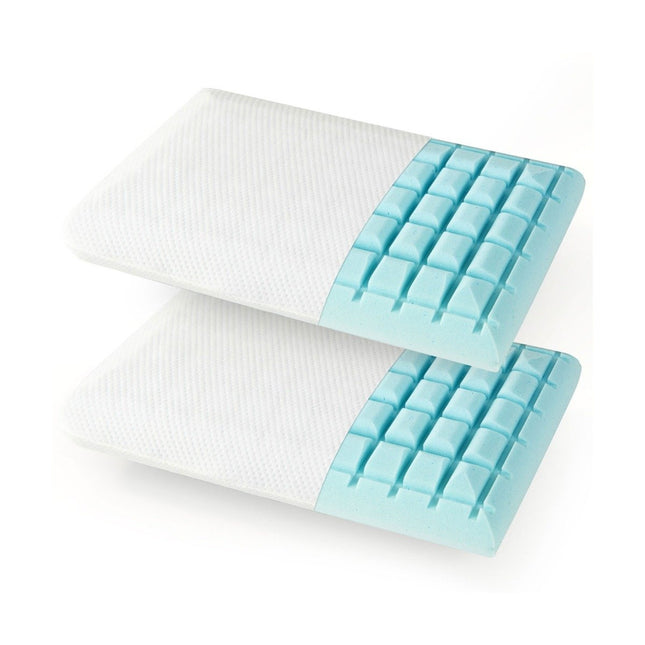 40 x 60 cm cooling pillow set of 2 cooling pillows for sleeping gel pillows with machine washable cover