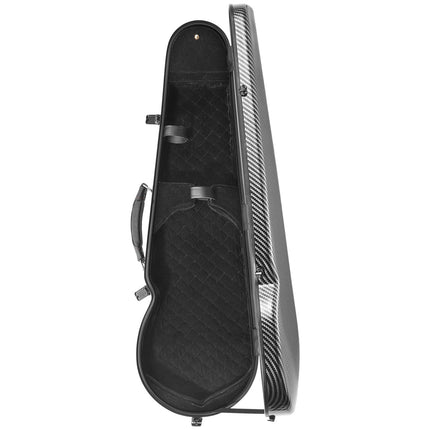 4/4 Violin Case, Carbon Fiber Shell, Hygrometer, Backpack