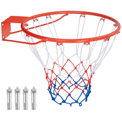 Ø45cm basketball hoop with ring &amp; Net for door &amp; Wall Mounted Indoor Mini Basketball Hoop Orange