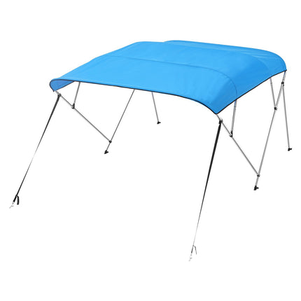 4 Bow Boat Bimini Top 96in, 600D, Aluminum Frame, UV Shade