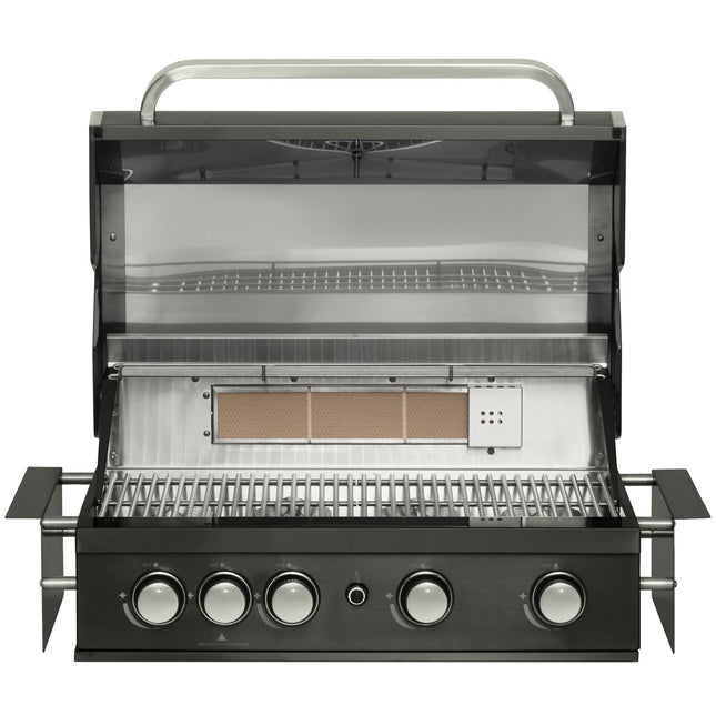 4-Burner Built-In Gas Grill with Infrared Rotisserie
