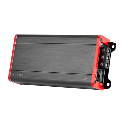 4-Channel Car Amplifier, Class D, Bridgeable 400W