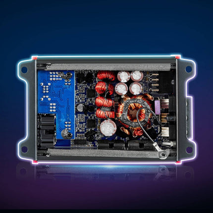 4-Channel Car Audio Amplifier, Class D, Bridgeable 4x200W
