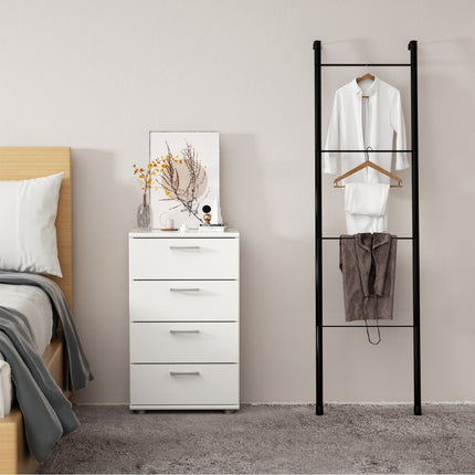 4-Drawer Chest of Drawers, Wood, 50 x 29 x 82 cm
