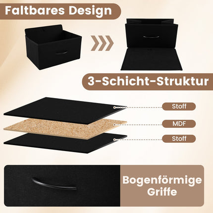 4-Drawer Dresser with Wood Top, Metal Frame, Black