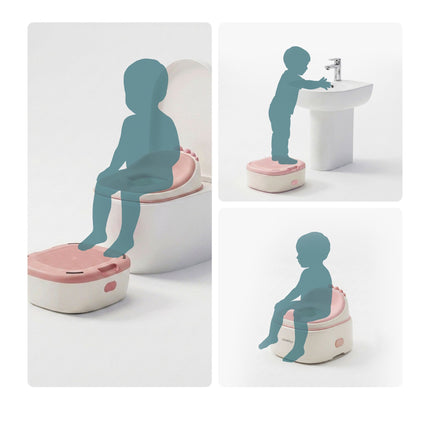 4-In-1 Dino Potty Trainer With Lid, Step Stool