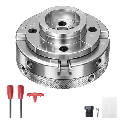4-Inch Wood Lathe Chuck, 4-Jaw Self-Centering, 1x8 TPI